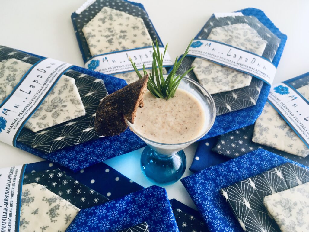 Reusable beeswax wrap – a natural alternative to plastic wrap