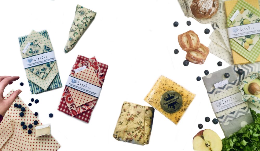 Reusable beeswax wrap – a natural alternative to plastic wrap