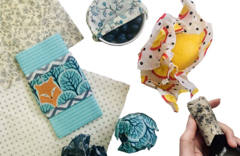 Reusable beeswax wrap – a natural alternative to plastic wrap
