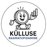 Külluse Raamatupidamine logo - rõõmus mündimaskott ja kasvugraafik