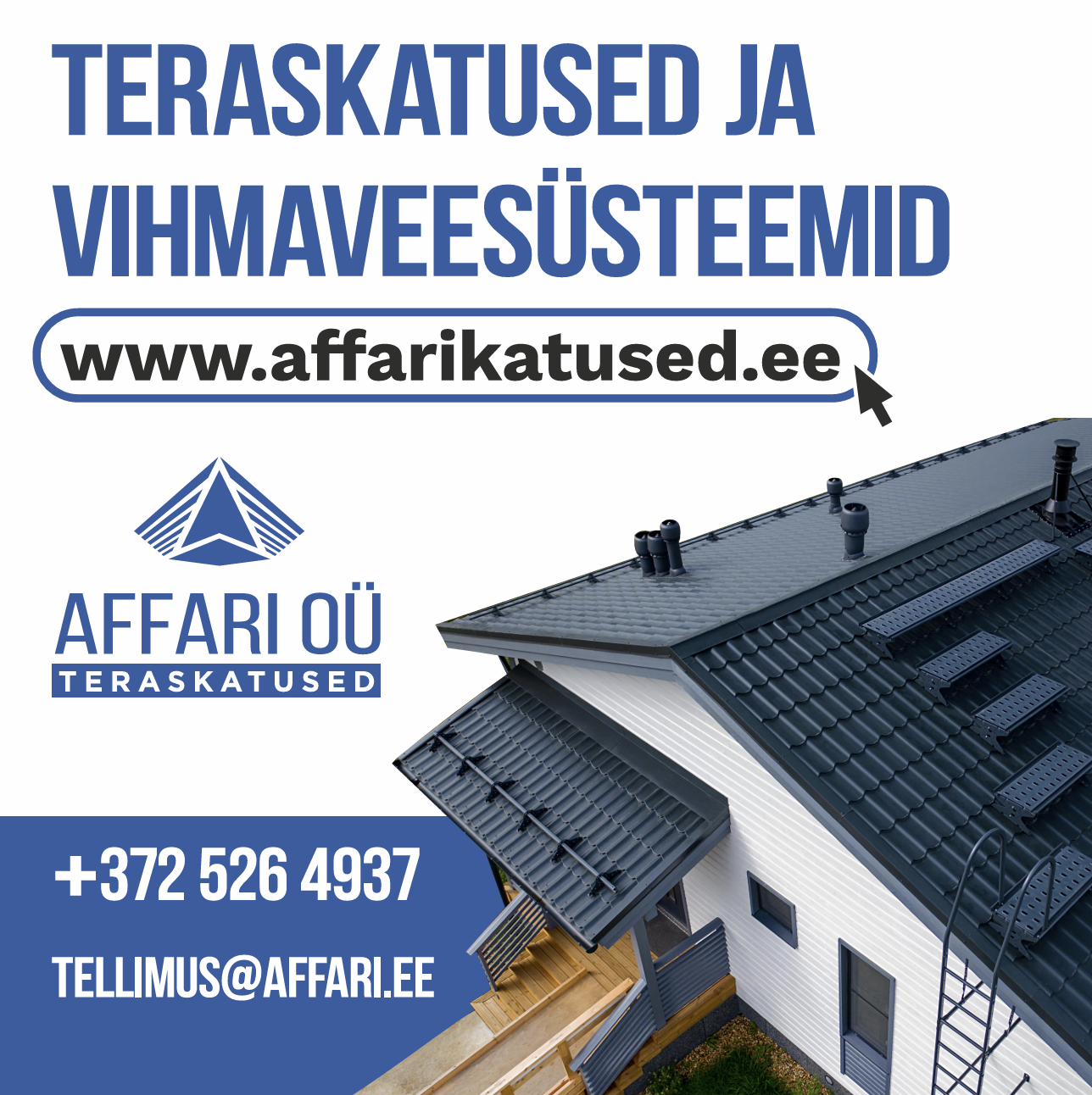 Teraskatused ja lisaplekid taskukohase hindadega.