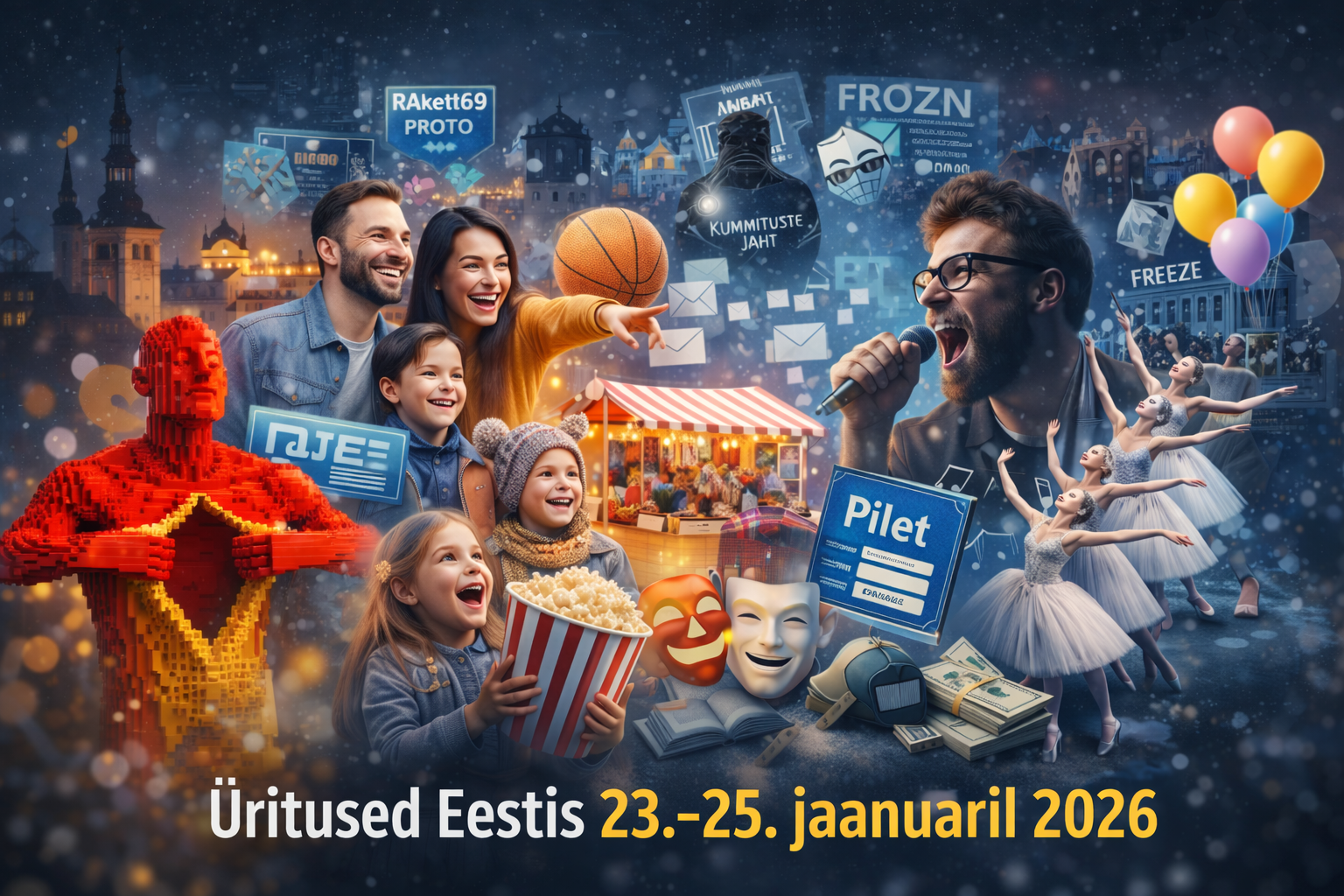 Üritused Eestis 23.–25. jaanuaril 2026: 40 ideed nädalavahetuseks
