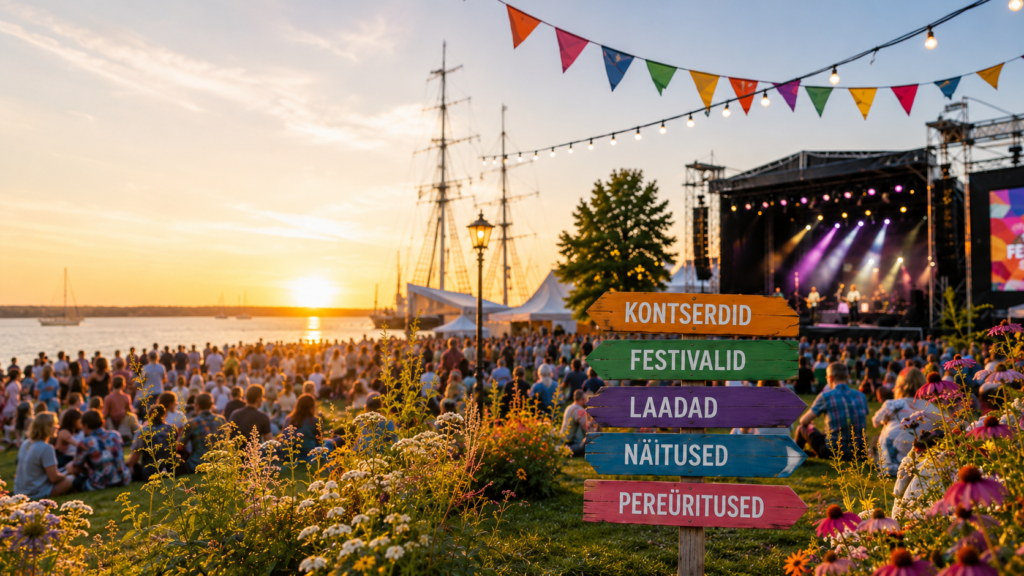 Üritused Eestis augustis 2026: kontserdid, festivalid, laadad, näitused ja pereüritused