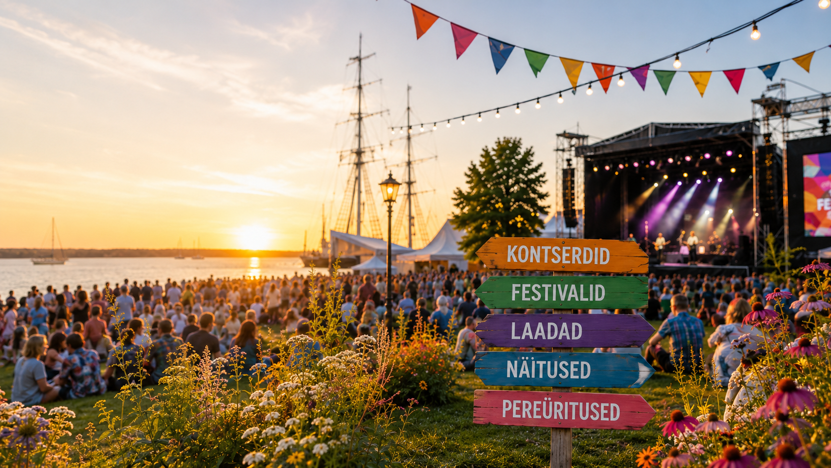 Üritused Eestis augustis 2026: kontserdid, festivalid, laadad, näitused ja pereüritused
